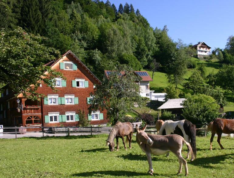 Hotel Gasthaus Schäfle Bürserberg Exterior foto