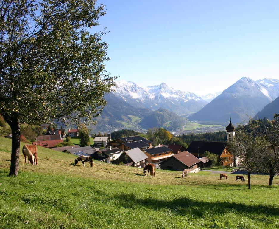 Hotel Gasthaus Schäfle Bürserberg Exterior foto